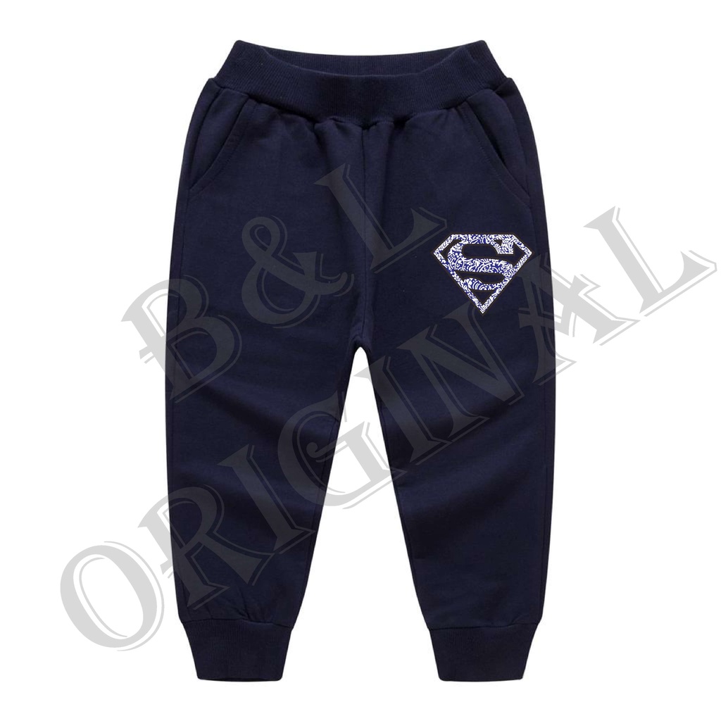 BS/COD/CELANA JOGGER SUPERMAN ANAK ANAK 1-7 TAHUN//REALPIC//GOOD QUALITY