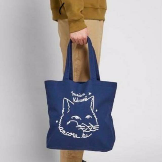 Maison Kitsune Tote Bag Shopee Indonesia