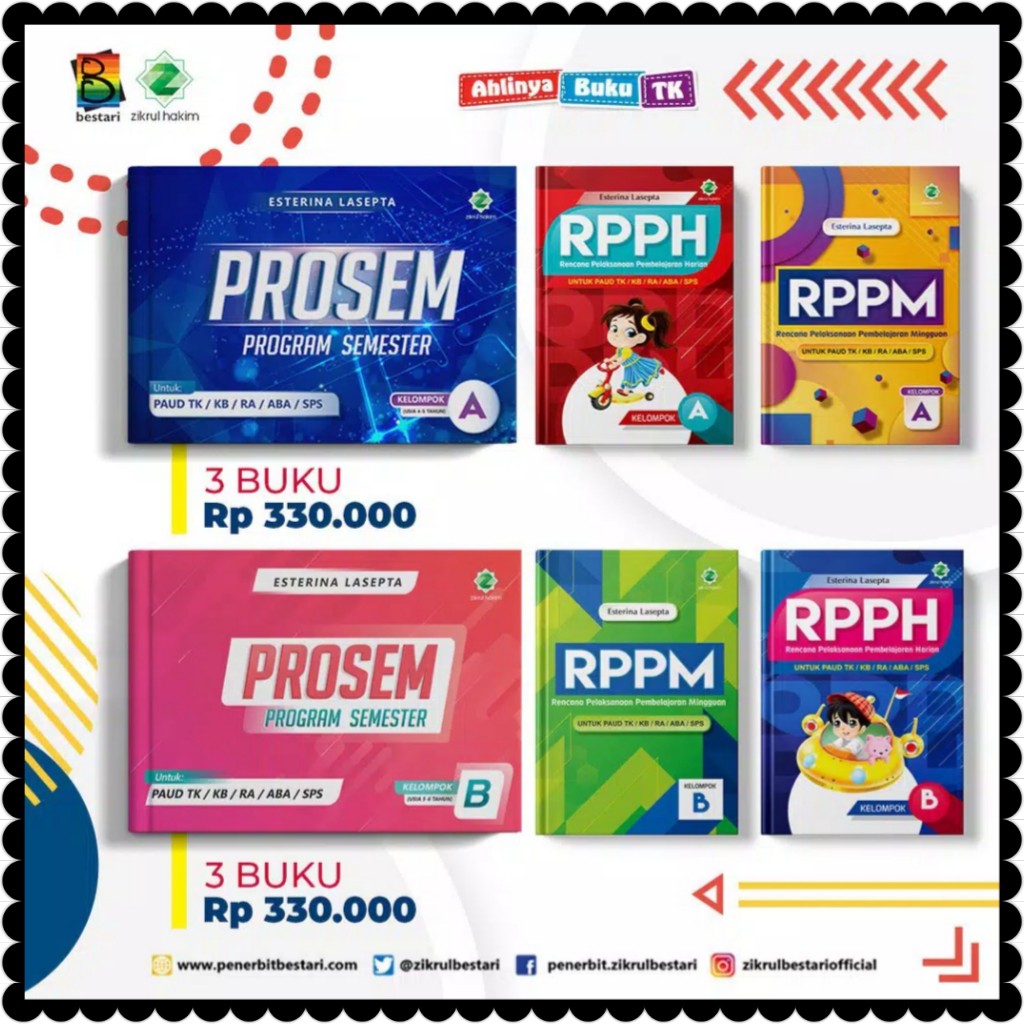 Paket RPP PAUD - Panduan Guru - Paket RPP 1 Tahun - RPPH, RPPM, Dan ...