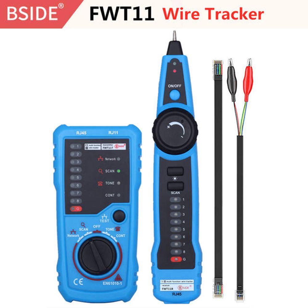 POPULAR Populer Network Cable tester Detector BSIDE FWT11 Tracer Toner Alat tester Kabel Jaringan LAN Eterna