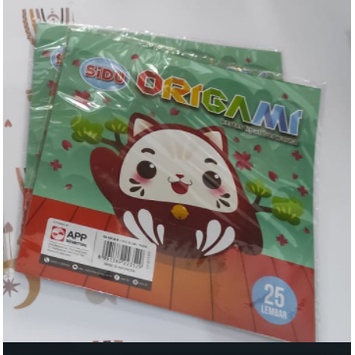 

kertas lipat warna sidu origami