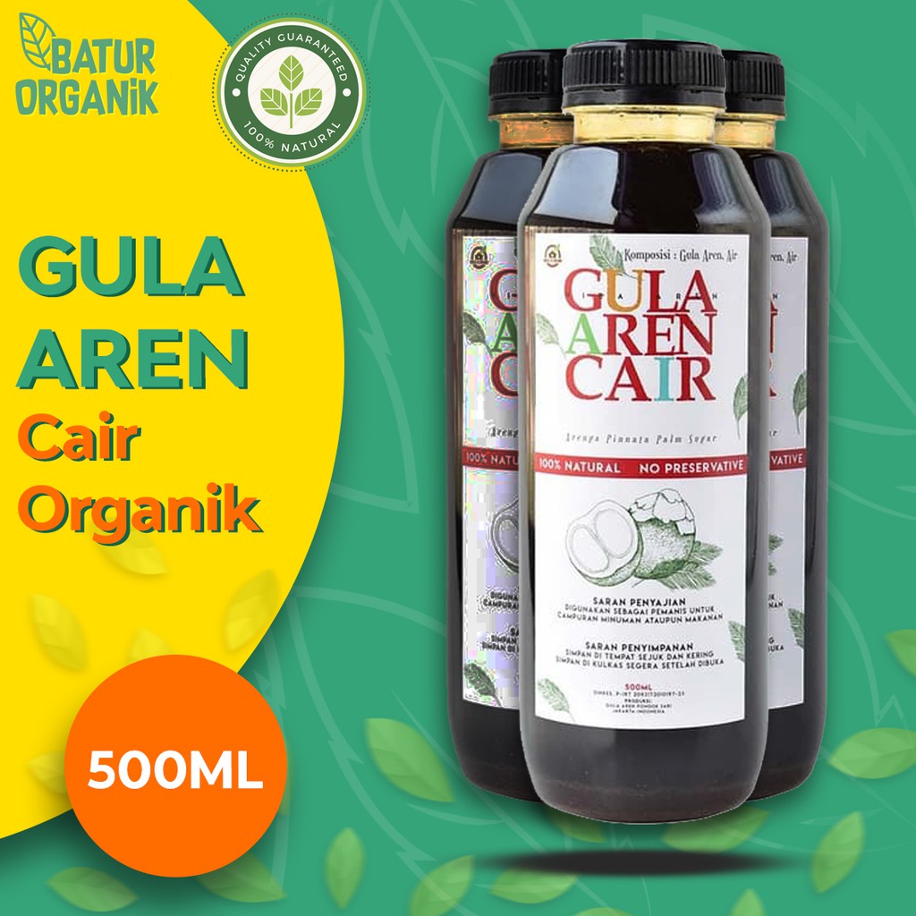 

GULA AREN CAIR MURNI PALM SUGAR 500ML GULA CAIR BROWN SUGAR GULA SEHAT GULA TANPA PENGAWET