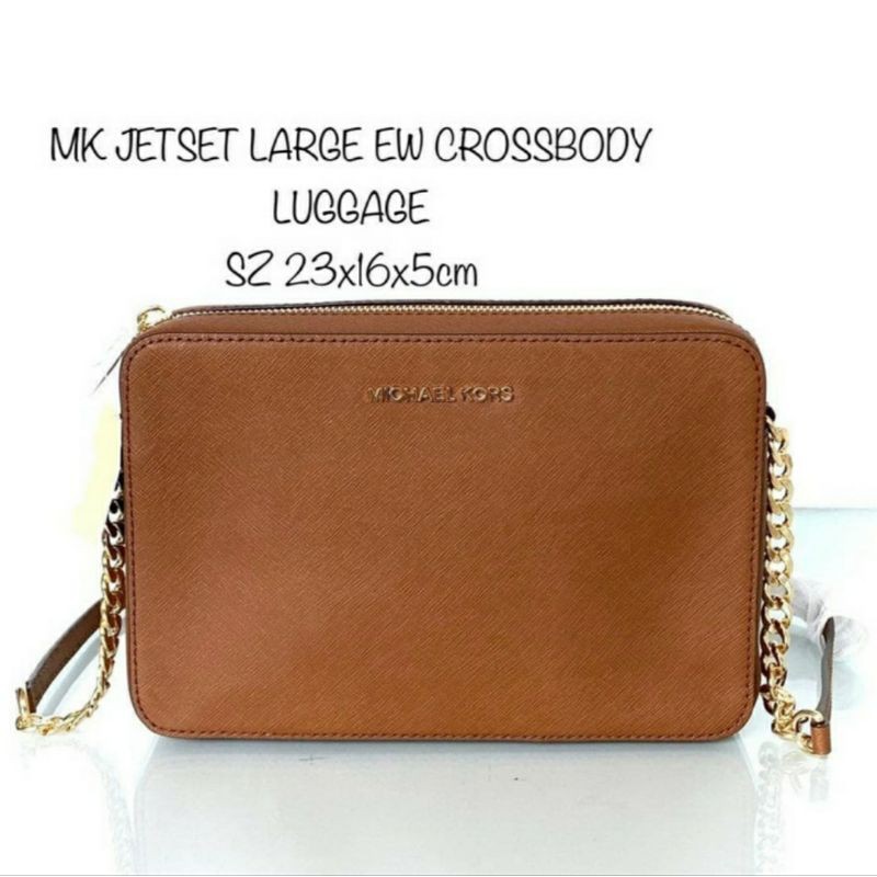 MK Kors Jet Set Large Crossbody Luggage