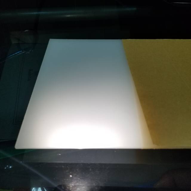 

Acrylic susu 2mm size 100cmx150Cm Akrilik Putih susu