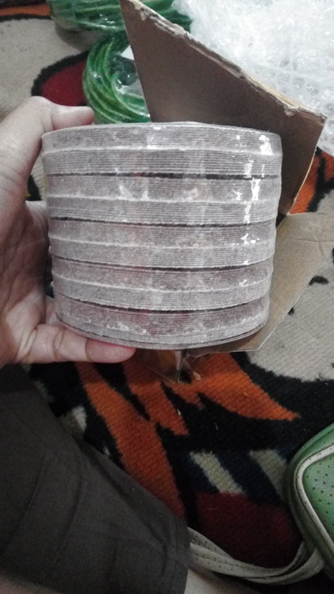 Amplas Bulat Tempel Velcro 4 #100