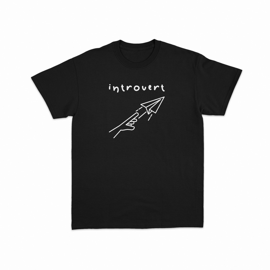 INTROVERT SHIRT PLANE / kaos pria / kaos wanita