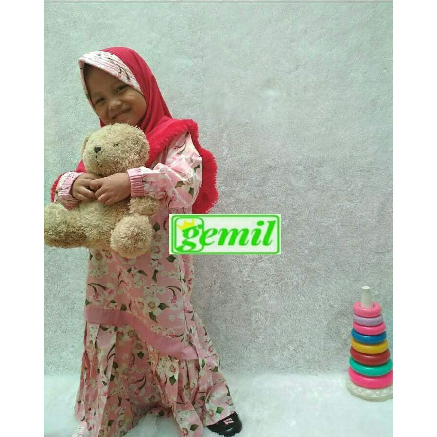 BAJU GAMIS ANAK " GEMIL " - REMPEL RED
