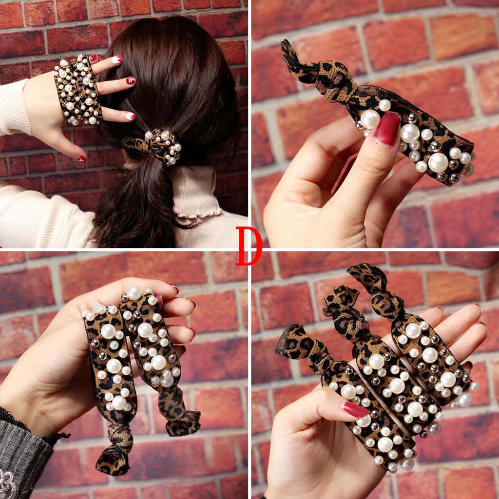 SUBURREJEKI - IKAT RAMBUT / IKAT RAMBUT KOREA / IKAT RAMBUT KOREA LEOPARD / TALI RAMBUT KOREA