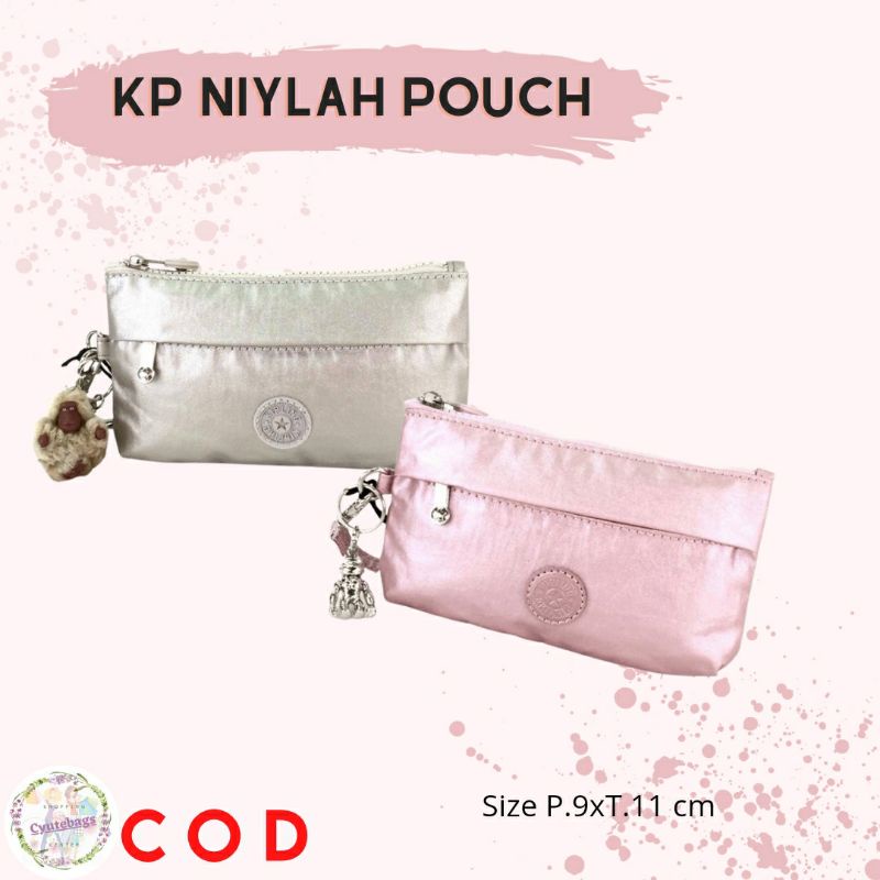 Pouch wanita kipling niylah free gantungan