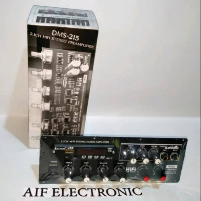 Kit Tone Control Active 2.1Channel plus Mp3 Digital Karaoke Bluetooth