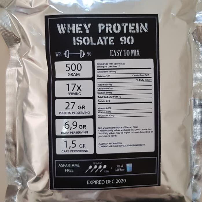 

SUSU PROTEIN WHEY PROTEIN ISOLATE WPI 90 500 GRAM