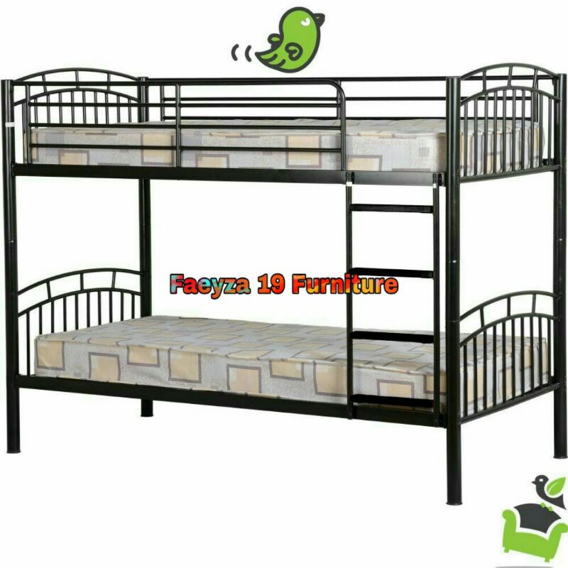 Ranjang Rangka Besi anak tingkat 2 Colin
