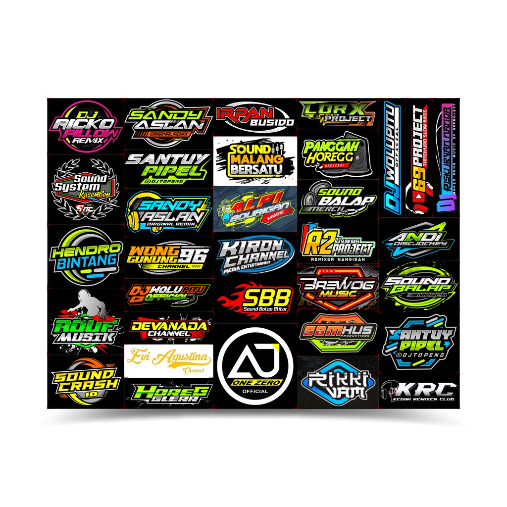 11.11 sticker remix DJ / Stiker DJ Remixer / 69 project / Brewog - Pahe Isi 33 - AJY Sandy Aslan Ric