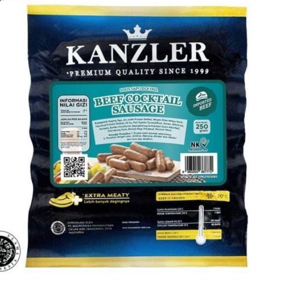 

KANZLER Beef Cocktail Sosis 250 gram