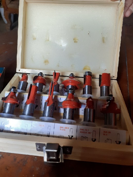 Besar 12 Router Shs121 Bit Set Mata Profil Mata Trimmer Krisbow Tolsen