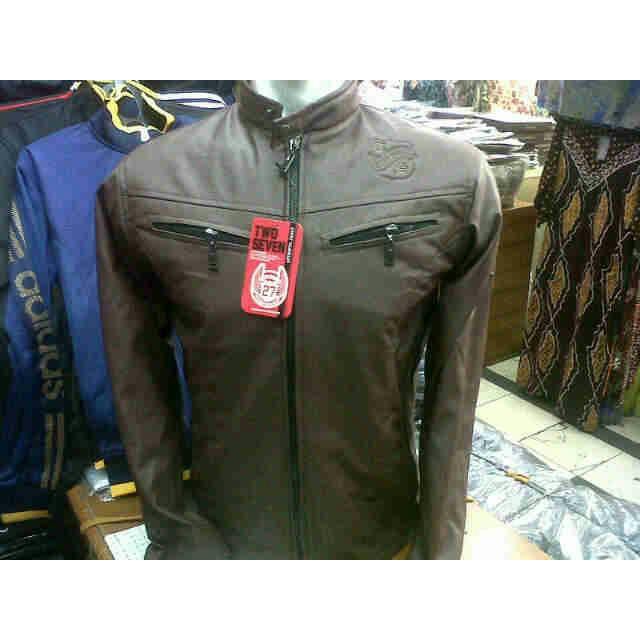 Jaket Karlit (Kulit Sintetis) Bordir