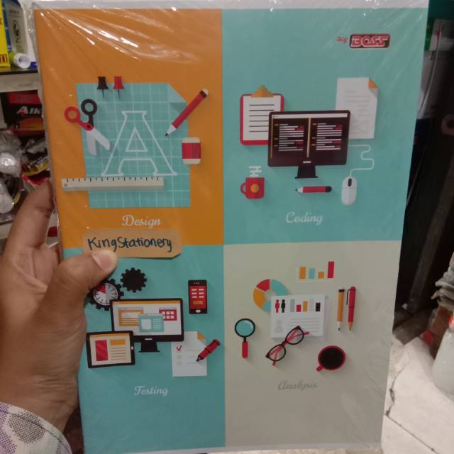 

[PACK] Buku tulis BIG BOSS 42 lembar isi 6 buku