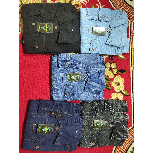 jaket jeans biondy wanita cewek jaket denim jaket jeans snow black jaket jins standar JUMBO