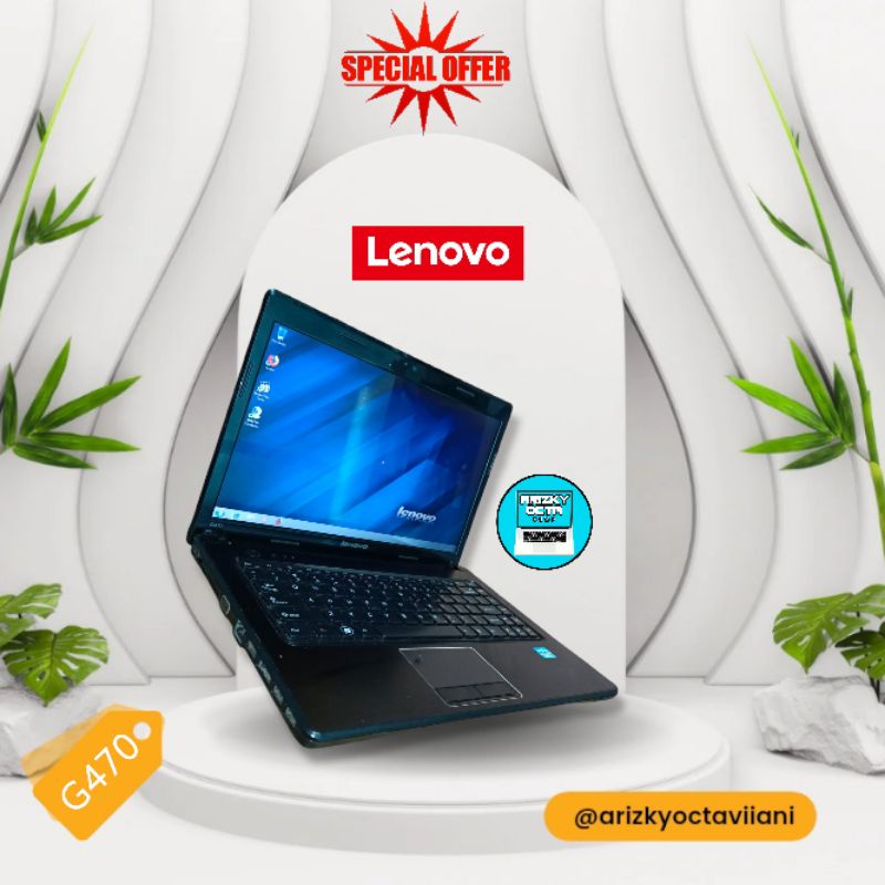 Lenovo G470 Intel Core i5-2 Ram 4GB Hdd 320GB VGA INTEL Webcam Dvd Wifi Bergaransi Bonus Tas