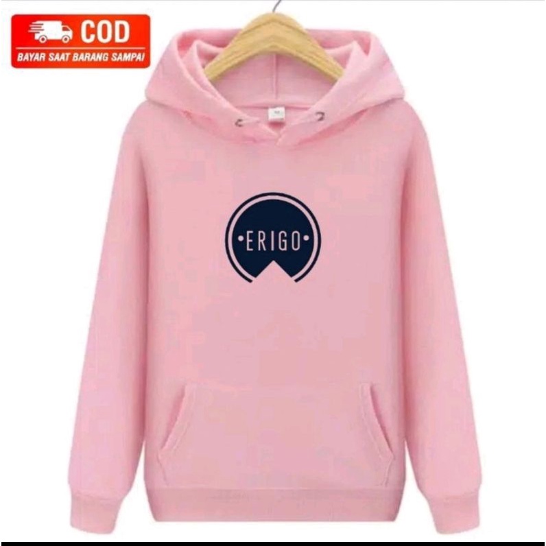 Erigo Jaket Hoodie PINK