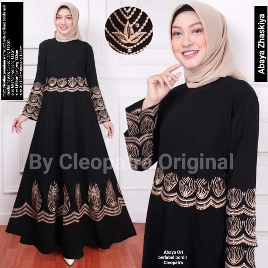 Exclusive Casual Abaya Hitam Bahan Jetblack Dress Maxi Turkey Umroh Kwalitas Boutique-5