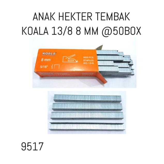 

ISI STEPLES TEMBAK KOALA 13/8 8M