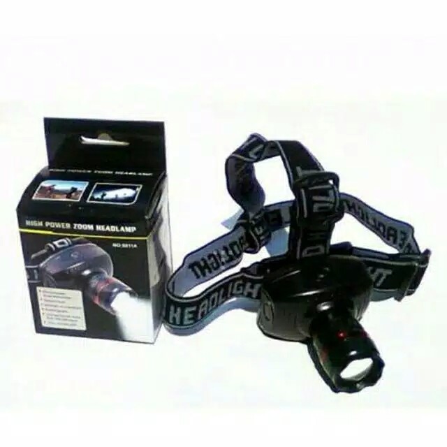 Senter Kepala Led Zoom Super Hid Headlamp Outdoor Cocok Buat Camping Gunung kemping