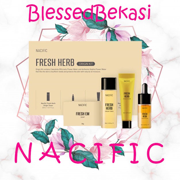 BPOM NACIFIC Fresh Herb Origin Kit (4 items) Starter Set Sample