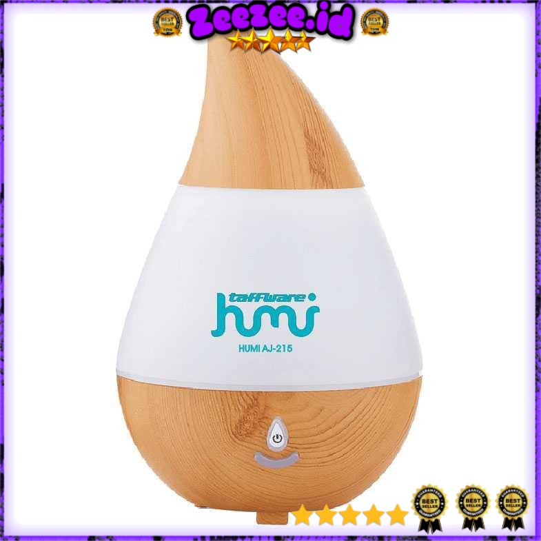 Taffware Aroma Therapy Air Humidifier Wood Design 235ml - HUMI AJ-215 [Coklat]