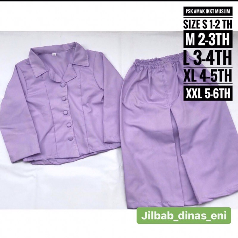 SERAGAM PSK IKKT ANAK MUSLIM