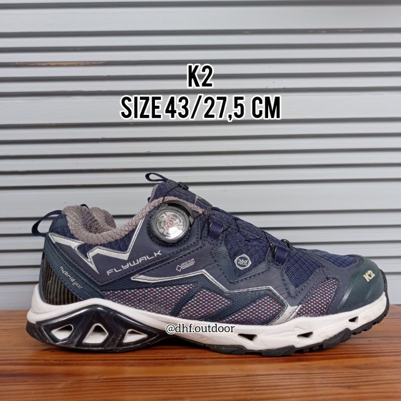 Sepatu Outdoor/Gunung K2 boa 43
