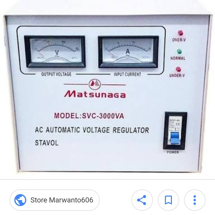 stabilizer Matsunaga 3000w stavol SCV 3000N 3000 watt bisa menggunakan gojek