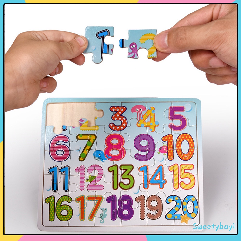 Sweetybayi Mainan Puzzle Kayu edukasi /Jigsaw puzzle anak