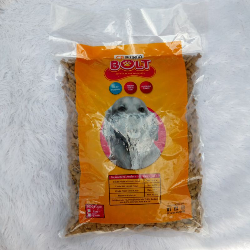 Bolt Dog Food Lamb 1kg / Beef Makanan Anjing Kering / Dog Food