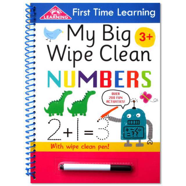 Buku Latihan Menulis Huruf bisa Dihapus Wipe Clean Workbook
