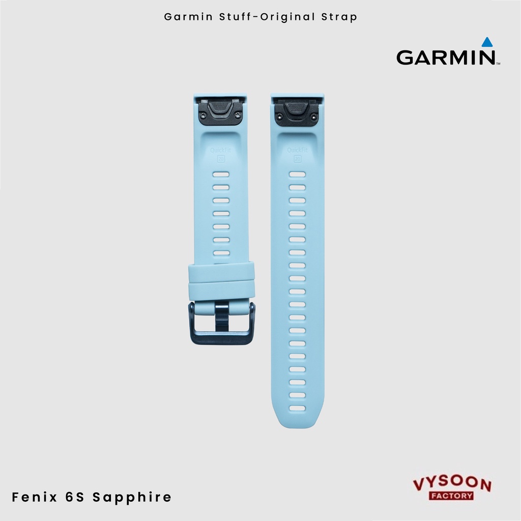 Strap Rubber Tali Jam Smartwatch Garmin Fenix 6S Sapphire - Sky Blue