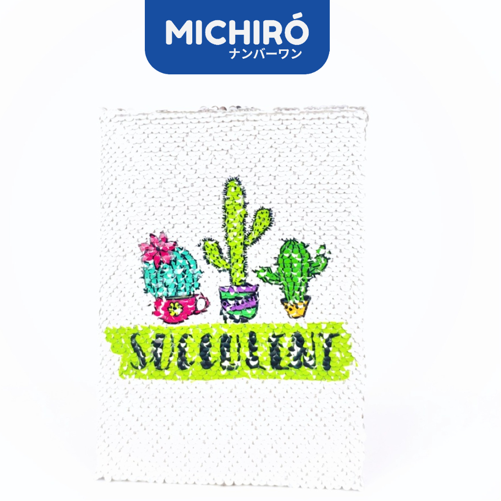 

Michiro Buku Diary Payet Cactus Sequins Notebook