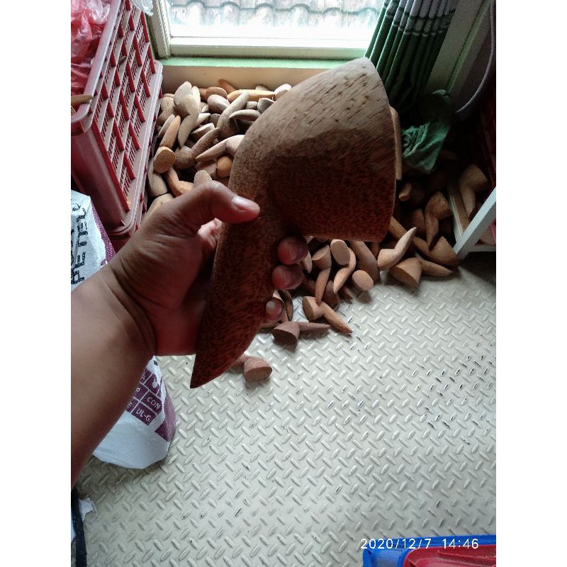 Ulekan Kayu Kelapa BESAR / Ulegan Kayu Kelapa BESAR / Ulek Uleg