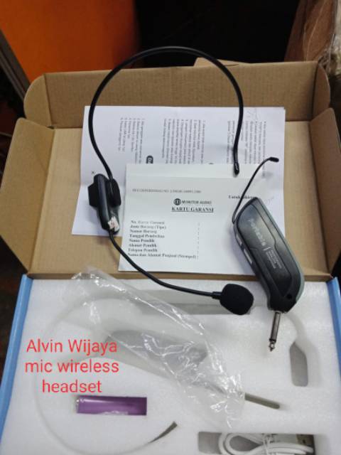 Mic wireless bando suara jernih,sensitif mic imam all.monitor audio MA-200 PAP1 original