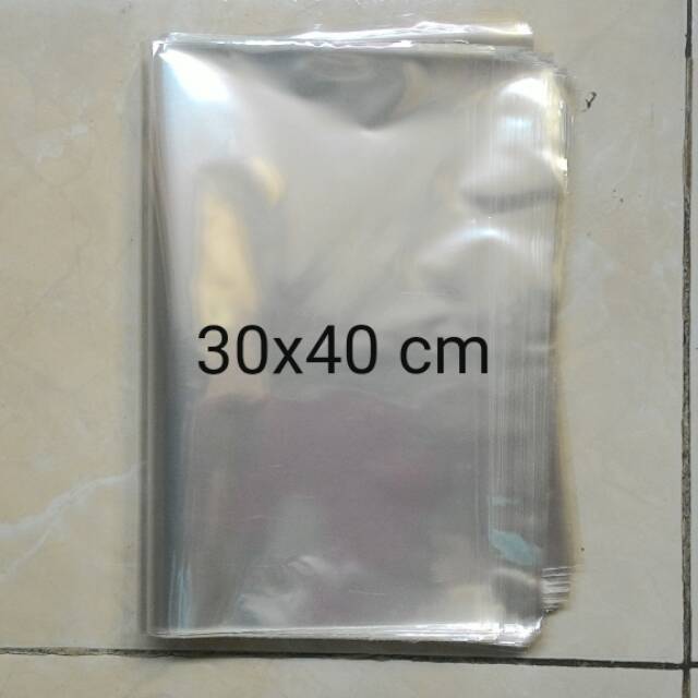 Plastik kaca ukuran 30x40 cm isi 10 lembar