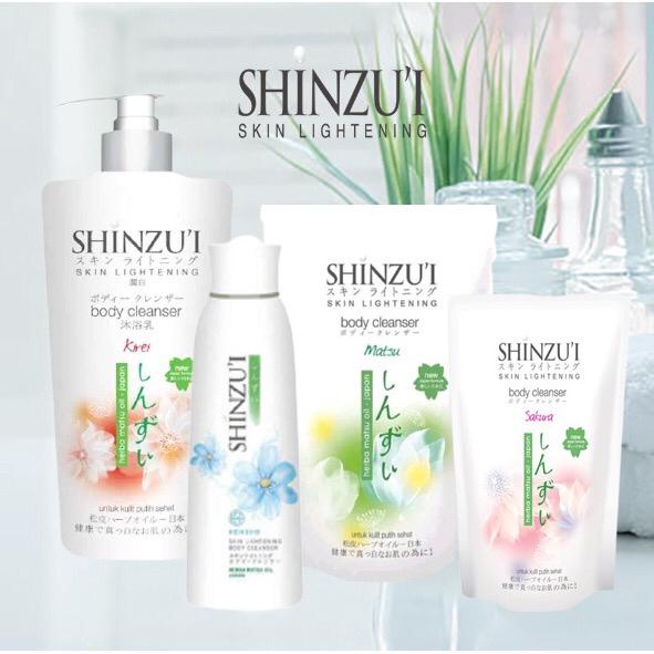 ☘️ CHAROZA ☘️ SHINZUI Skin Lightening Body Cleanser 200ML / 250ML / 420ML / 480ML