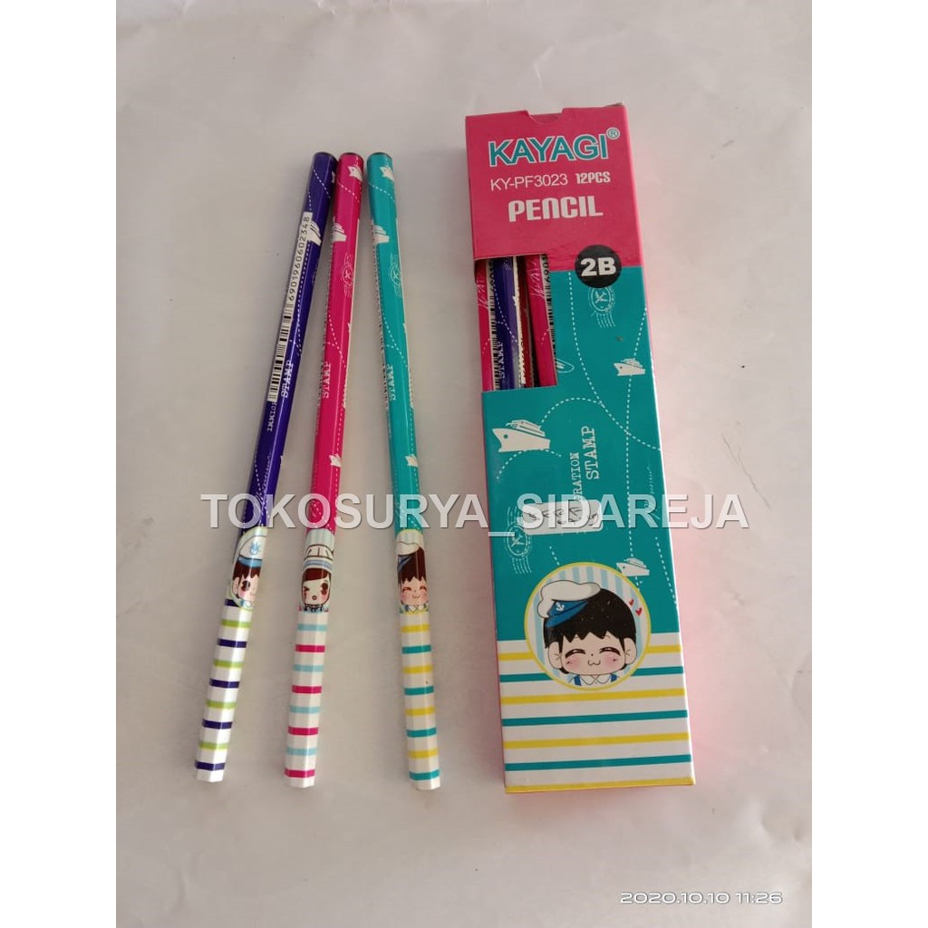 

PENSIL KAYAGI & HANDY SAILOR/TROLLY 2B KY-PF3023 (SATUAN)