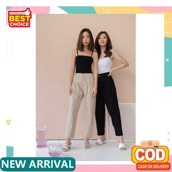 Celana Grade A Grosir Nyaman Kain High Waist Ready Stok J1N9 Basic Celana Pendek Keren Model Terbaru