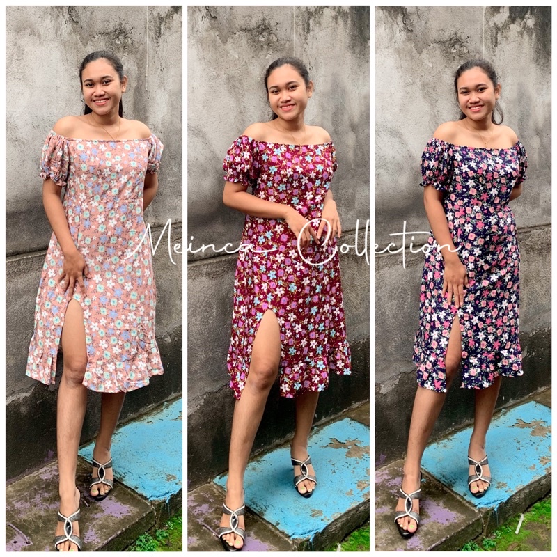 AMORA DRESS BELAH SAMPING