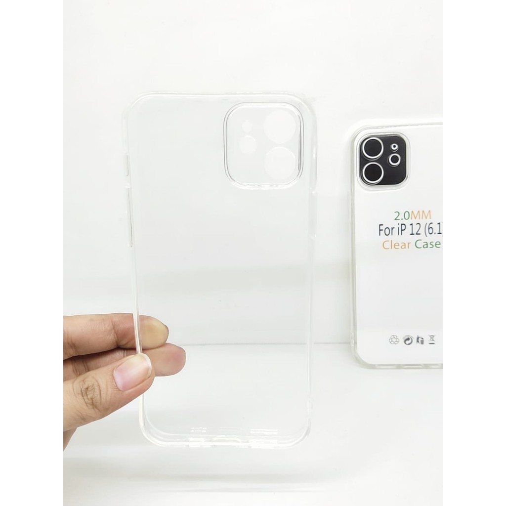 Soft Case OEM Transparan iPhone 12 6.1 Inchi Clear Ultra Thin TEBAL 2.0mm SUPER CLEAR