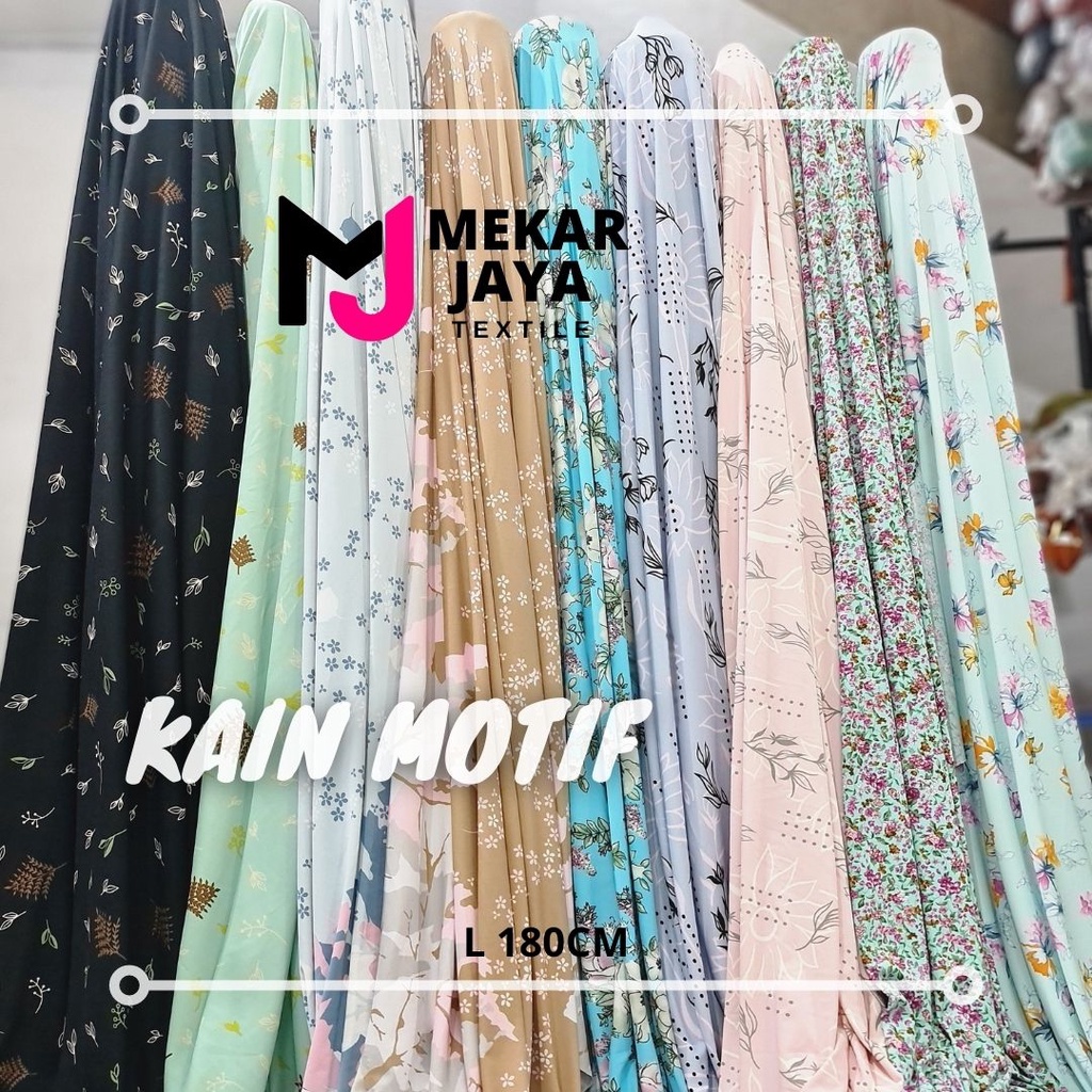 Kain Motif | kain spandex | kain corak