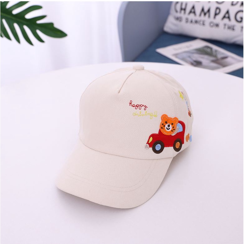 Topi Anak Baseball Gambar Mobil Cars Lucu Impor-1