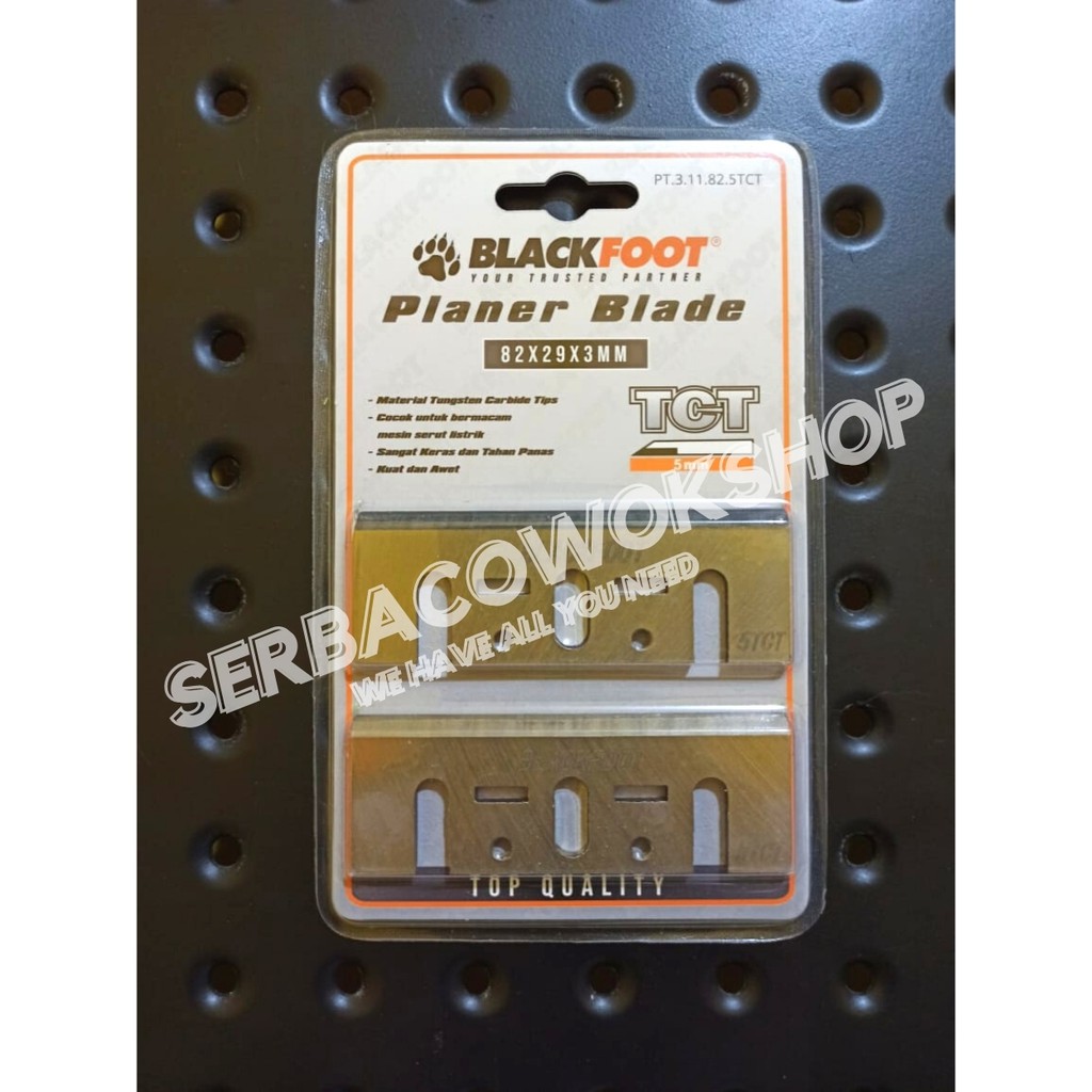 Blackfoot Planner Blade TCT 5 mm Mata Serut Listrik 82x29x3 mm Termurah Berkualitas