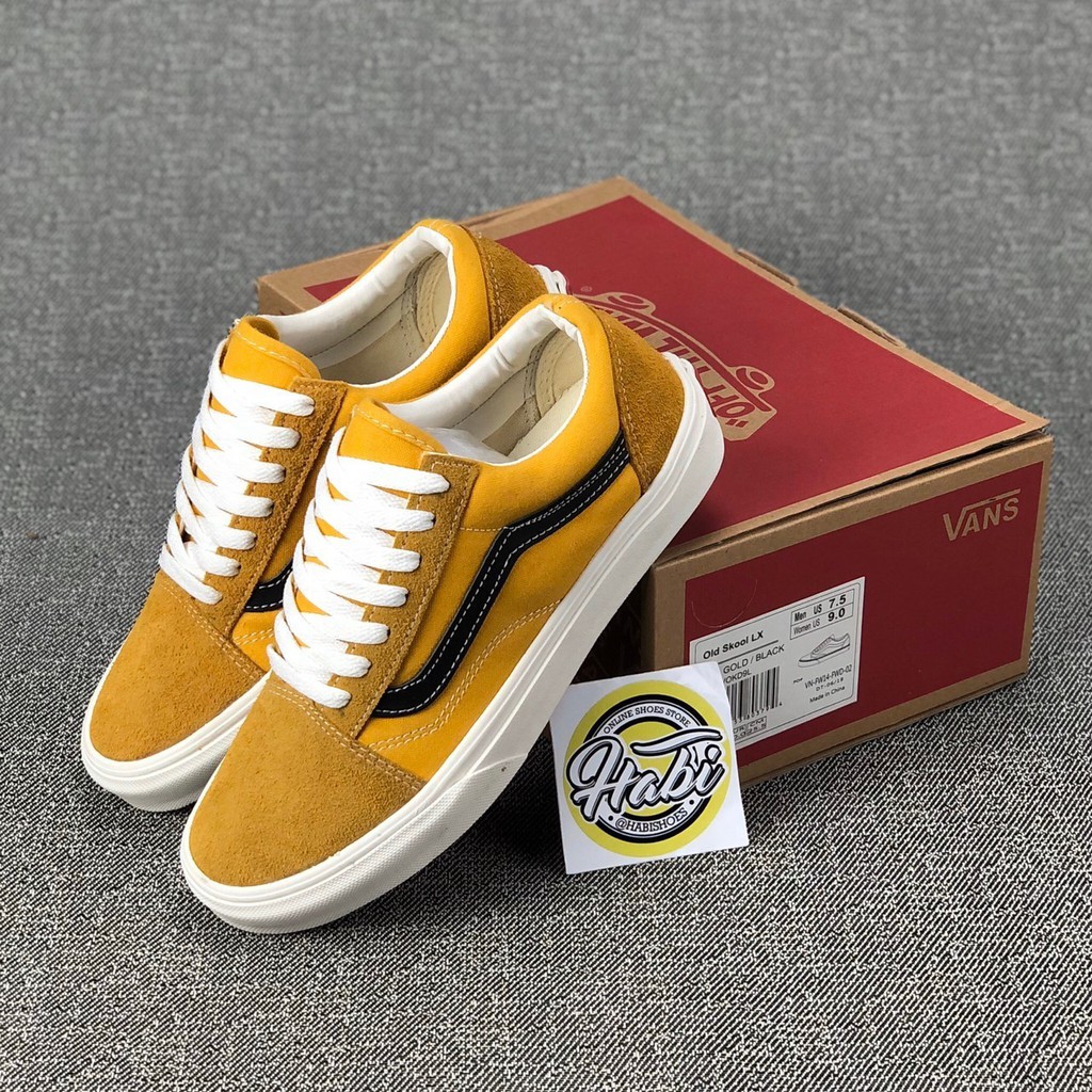 vans old skool black gold
