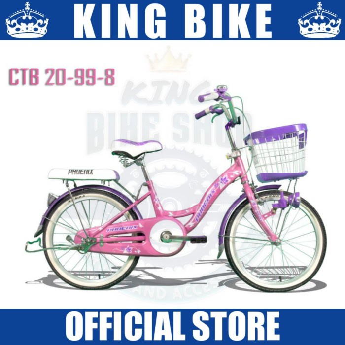 Sepeda Mini Keranjang PHOENIX 99-8 Ukuran 20 Inch City Bike